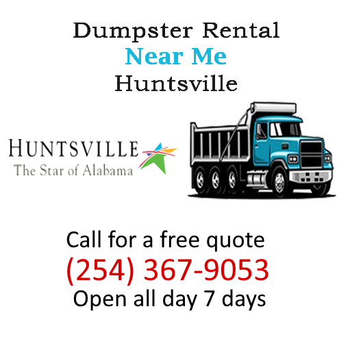 Huntsville Dumpster Rentals